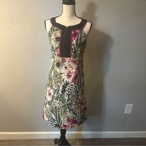 Alyx Limited Floral Multicolor Dress Size 6 Office Wear Business Dressy